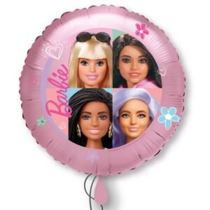 Ballon alu Barbie rond 43cm – Amscan