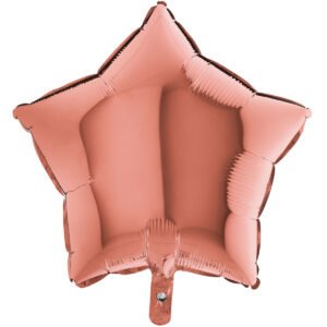 Ballon alu Etoile Rose gold 46cm