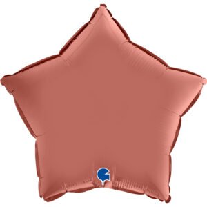 Ballon alu Etoile Rose gold satin 46cm