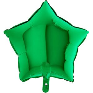 Ballon alu Etoile Vert 46cm