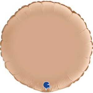 Ballon alu Rond Nude satin 45cm