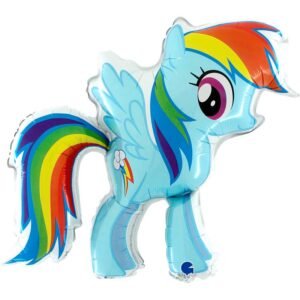 Ballon alu My Little pony Rainbow dash 81cm – Grabo