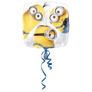 Ballon alu Les minions carré 40cm – Amscan