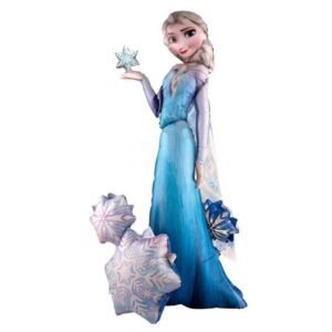 Ballon alu Reine des neiges Elsa flocons 142cm – Amscan