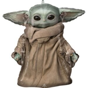 Ballon alu Star Wars Bébé Yoda 76cm – Amscan