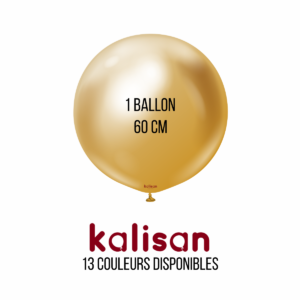 1 Ballon 60cm Chrome – Kalisan