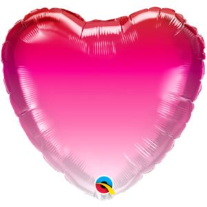 Ballon Alu 45cm Ombre rose – Qualatex