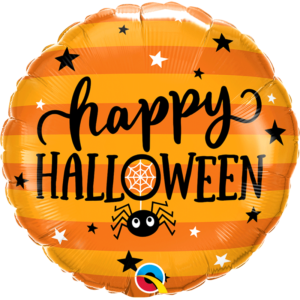 Ballon Alu 45cm Halloween Araignée et étoiles – Qualatex