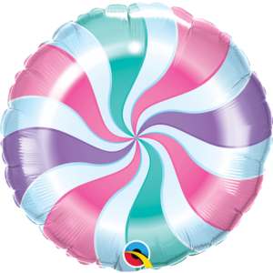 Ballon Alu 45cm Candy Pastel Swirl – Qualatex