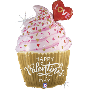 Ballon Alu 79cm Cupcake de Saint Valentin – Grabo