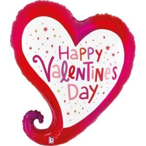Ballon Alu 94cm Cœur scintillant Saint Valentin – Grabo