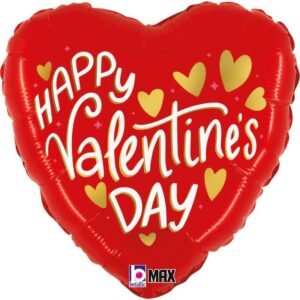 Ballon Alu 45cm « Happy Valentine’s Day » – Grabo