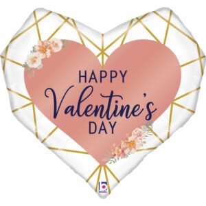 Ballon Alu 73cm « Happy Valentine’s Day » Geo – Grabo