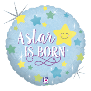 Ballon Alu 45cm « A Star Is Born » Bleu – Grabo