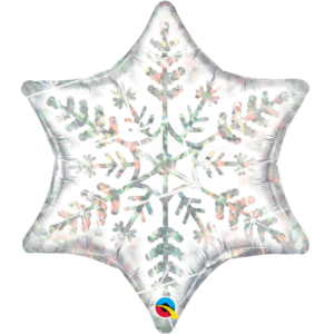 Ballon Alu 91cm Flocon de neige éblouissant – Qualatex