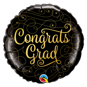 Ballon Alu 45cm « Congrats Grad » – Qualatex