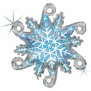 Ballon Alu 96cm Flocon de neige – Grabo