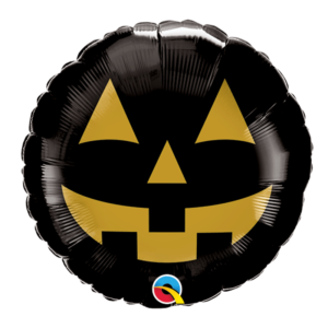 Ballon Alu 45cm Jack Face Black & Gold – Qualatex