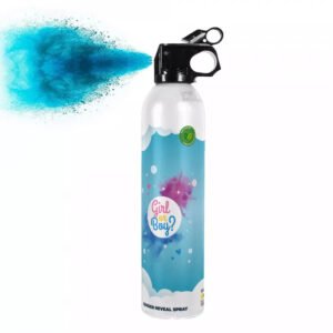 Extincteur Gender Reveal Spray Bleu