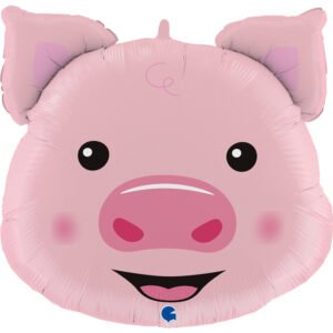 Ballon Alu 76cm Tête de Cochon – Grabo