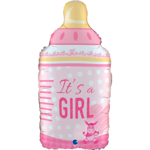 Ballon Alu 74cm Biberon « It’s A Girl » – Grabo