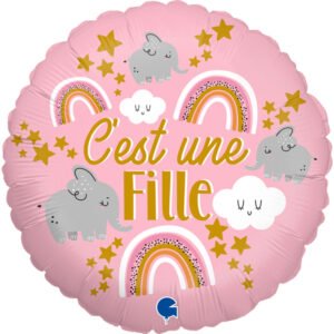 Ballon Alu 45cm « C’est Une Fille » – Grabo