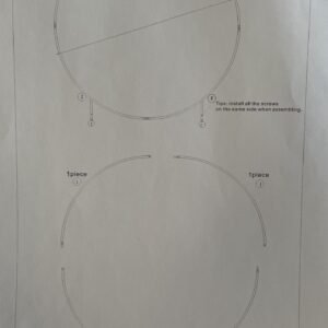 Arche Ronde en Métal 2m – Borosino