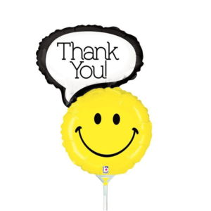 Ballon Alu 35cm « Thank You » Mini – Grabo