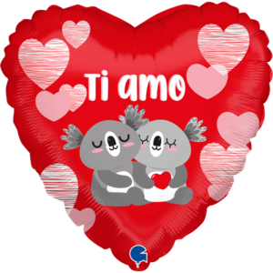 Ballon Alu 45cm « Ti amo » Koala – Grabo