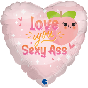 Ballon Alu 45cm « Love You Sexy Ass » – Grabo